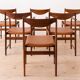 Torbjørn Afdal Darby Dining Set with Six Chairs & Extendable Table, 1960s