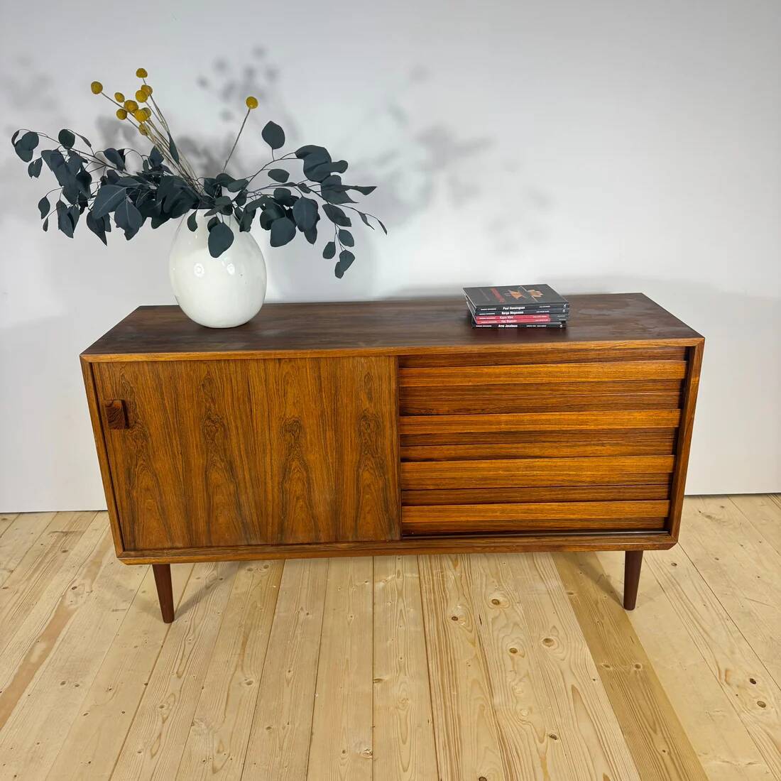 Danish sideboard from the 1960s in rosewood – sliding doors and drawers