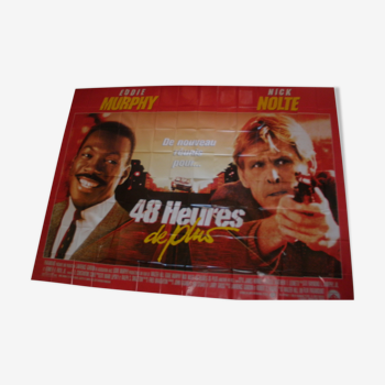 Affiche cinema 4 m x 3m  48 heures de plus Eddie Murphy Nick Nolte