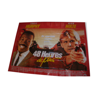 Cinema poster 4m x 3m 48 hours more Eddie Murphy Nick Nolte