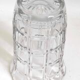 Large chiseled crystal vase from the 60s Height 25.5 cm