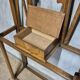 Vintage carved oak hall tree with mirror and coat hooks, early 20th century, 192 × 72 × 24 cm