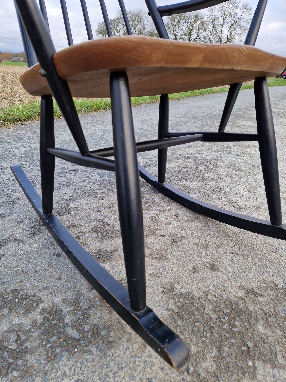 Rocking chair Scandinavian style 50s 60s