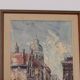 Original Swedish Oil on Canvas – “Amsterdam” – Vintage & Framed