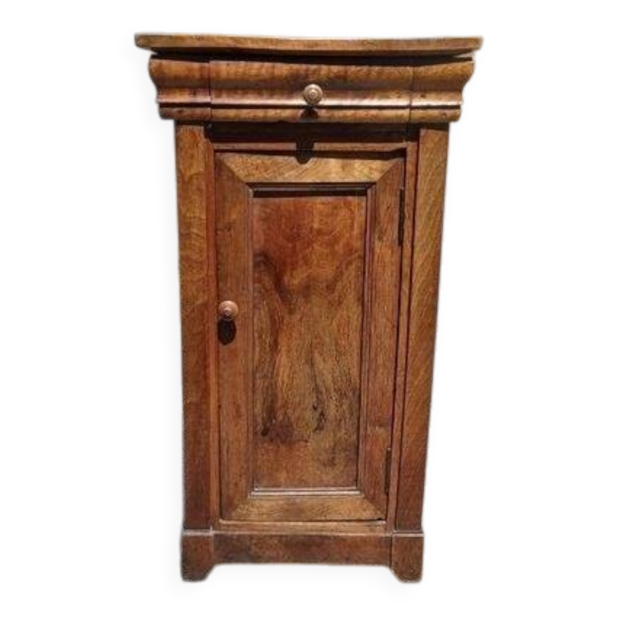 Rare console table / somno in solid walnut (19th century) – charm & raw authenticity
