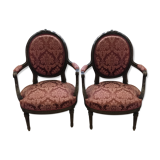 Duo of old armchairs