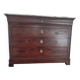 Commode Louis Philippe en acajou et plateau marbre