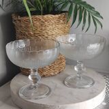 Relief glass cups