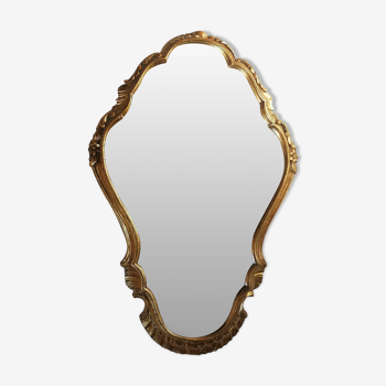 Golden mirror 60 x 40 cm