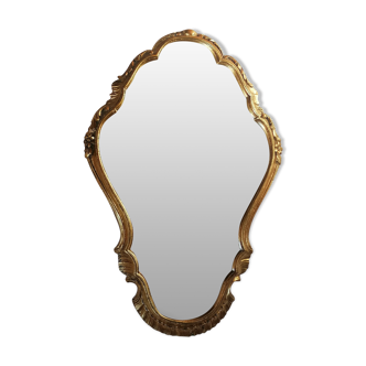 Golden mirror 60 x 40 cm