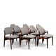 Set de 8 chaises 62 en palissandre par Arne Vodder