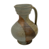 Vintage pitcher in sandstone, iridescent two-tone enamel - 1960s-1970s