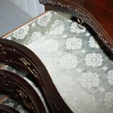 George III Library Thomas Chippendale in Hardwood on Serpentine Chest of Drawers