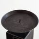 Wrought metal totem candle holder, 1960s