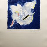 Josep guinovart, mare nostrum 14, 1985. original engraving signed and numbered