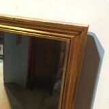Golden mirror 38x125cm