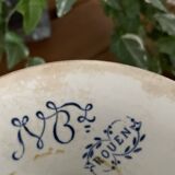 Compotier ancien en faïence de bordeaux – jules vieillard