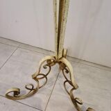 Lampadaire tripode années 40 en fer forgé