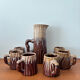 Vintage ceramic service Pol Chambost model Tree – jug and cup
