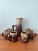 Vintage ceramic service Pol Chambost model Tree – jug and cup