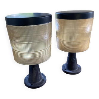 Pair of vintage Europhane lamps 1970