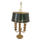 Antique Empire Style Bouillotte Lamp in brass and tin