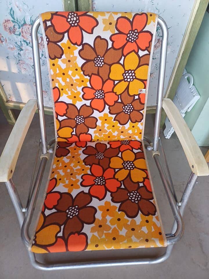 Fauteuil pliant camping 1960/70