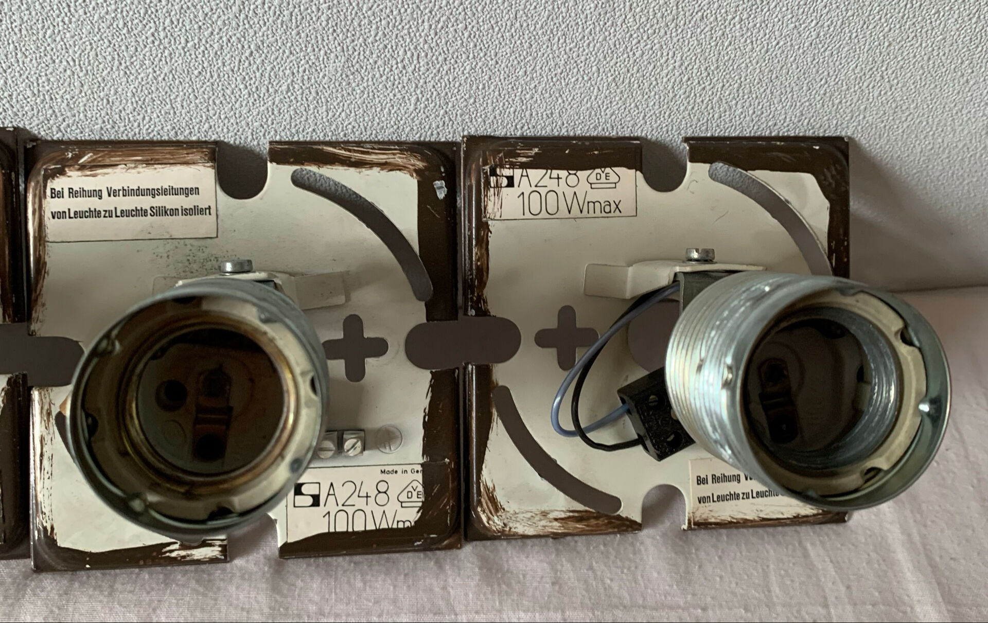 "Staff A248 wall lights / ceiling lights by Rolf Krüger, 1967"