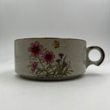 Six ceramic floral cups