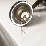 Mazzega Murano chandelier with 4 balls and teak, 1960