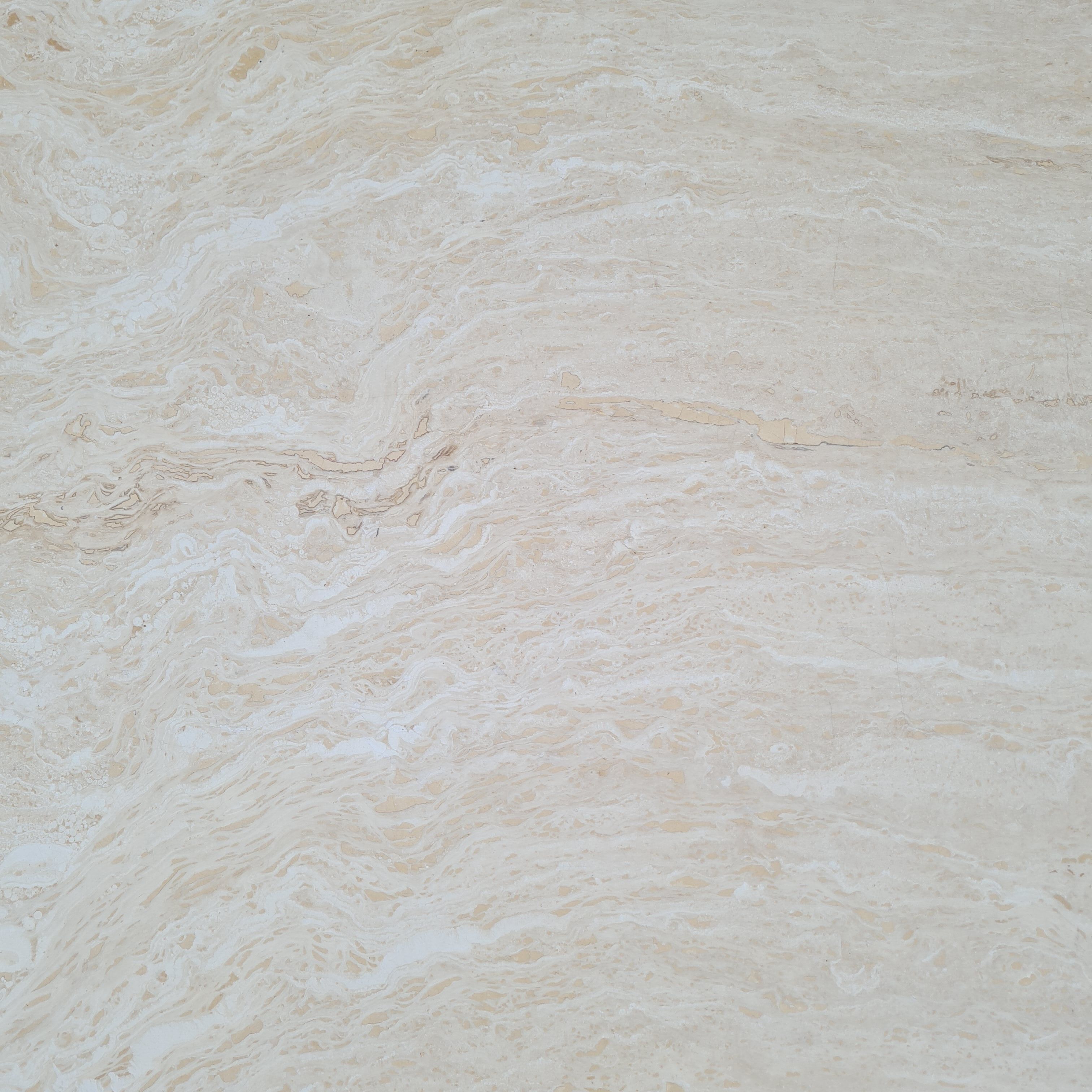 Travertine coffee table