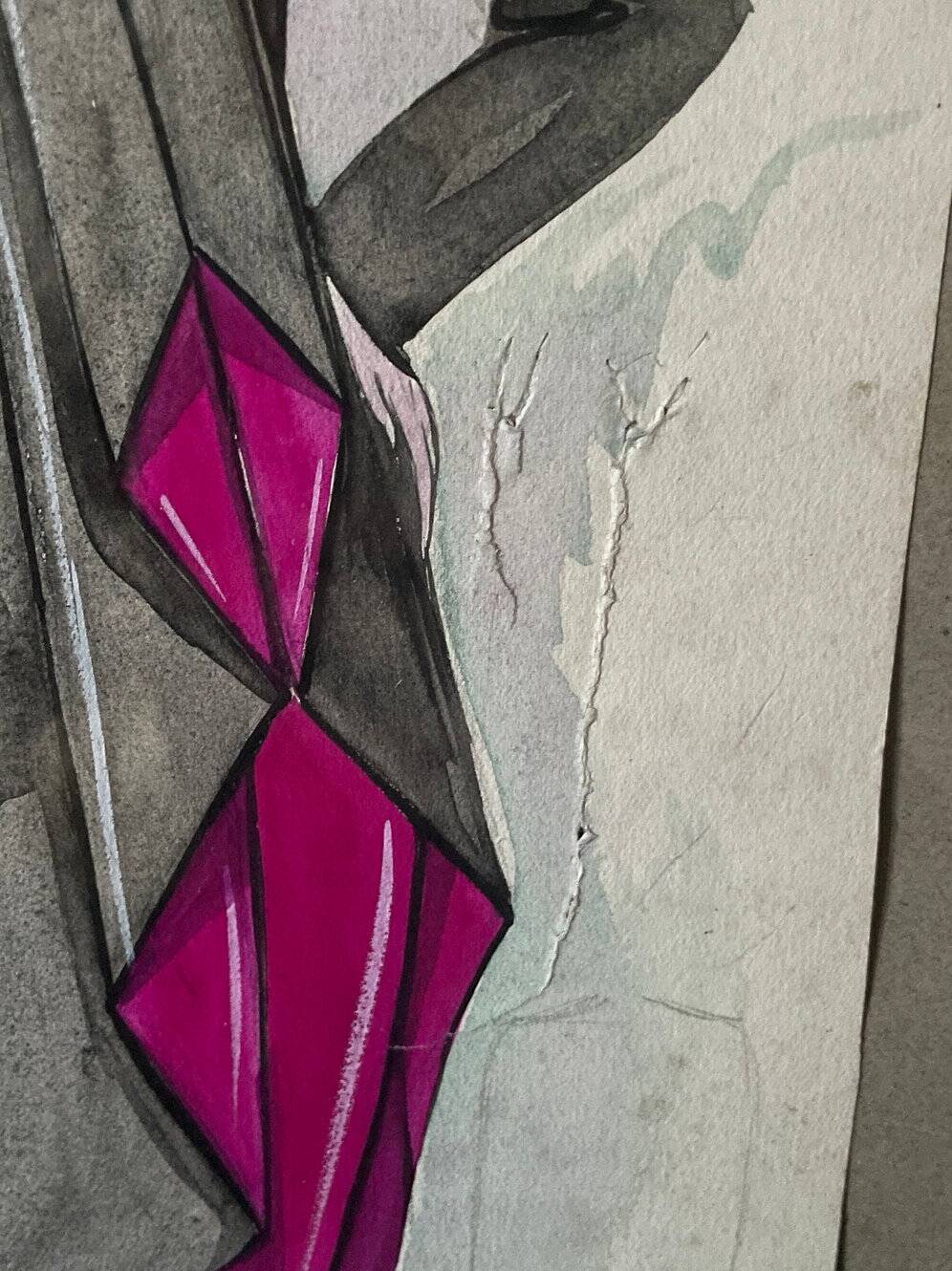 Fashion drawing G. Mazoyer