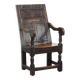 Antique Oak Wainscot Chair / Side Chair from the 17th Century