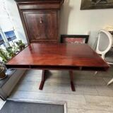 Bureau vintage Frattini pour Bernini – Design italien 1960 – Acajou teinté