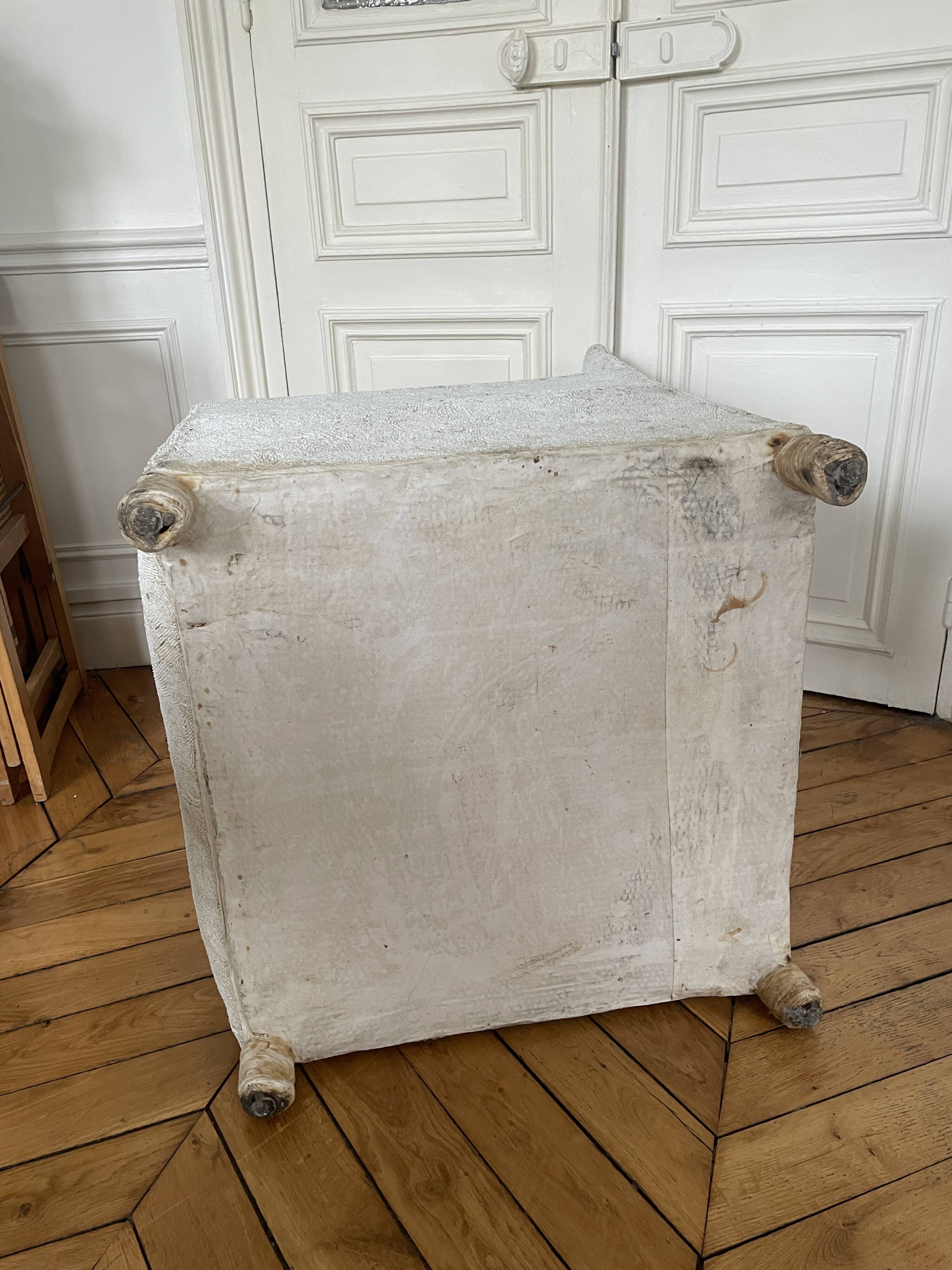African Yoruba Ceremonial armchair in flower pattern beads, early 20th century