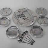 Dessert set, Italian design, 1970s, manufacturer: GOTTINGHEN