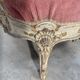 Louis XV style bench in lacquered and gilded beech, 20th century