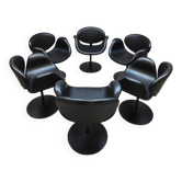 Chaises pivotantes 'Little Tulip' en design néerlandais vintage par Pierre Paulin pour Artifort