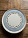 Pastel blue porcelain art cake dish