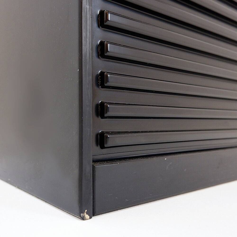 Armoire à rideau vintage dans le style d'Aldo van den Nieuwelaar, années 1980
