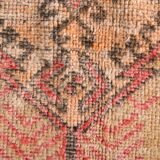 3x10 Red & Cream Hallway Persian Runner Rug, 80x301Cm