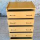 Vintage chest of drawers with 5 drawers by Capelle circa 70's