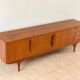 Enfilade scandinave en teck 1960