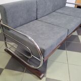 Bauhaus Chrome Sofa by Robert Slezak 1930'
