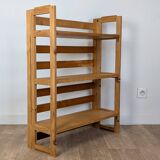 Folding bookcase shelf