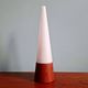 Scandinavian table lamp in teak and satin opaline, Hans-Agne Jakobsson, 1960