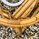 Vintage 1960 rattan basket 90x190