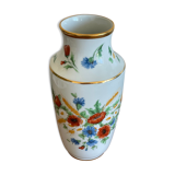 Vase ears of wheat poppies painted hand painted