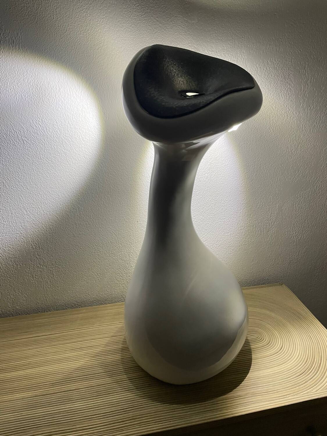 Lampe céramique année 80