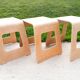 3 stools by Lisa Norinder for IKEA, 1990s